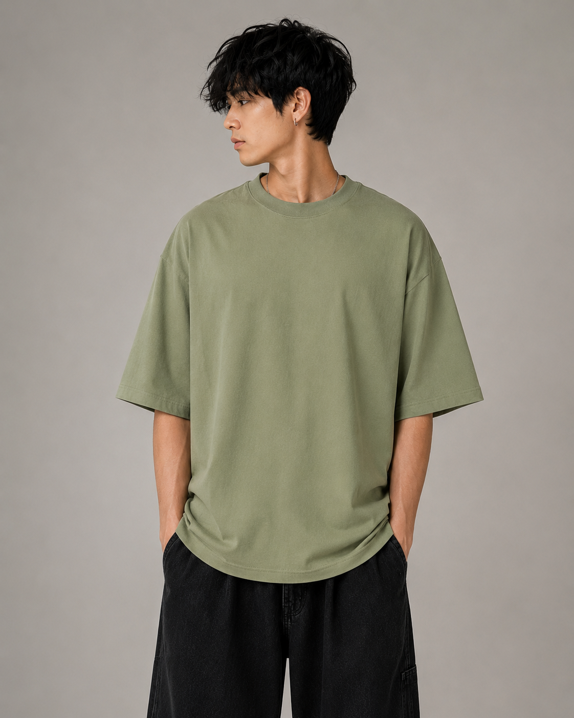 RELAXED FIT OVERSIZED T-SHIRT